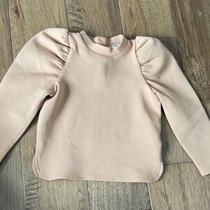 Puff sleeve sweatshirt